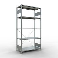 Rayonnage léger Easy-Fix - Simple face- H2000 mm - galvanisé - Schulte