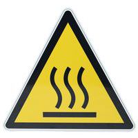 Warnschild - Heiße Oberfläche - Aluminium