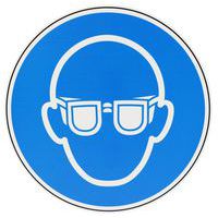 Schild „Schutzbrille tragen“, PVC - Manutan Expert