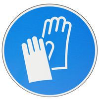 Schild „Schutzhandschuhe tragen“, PVC - Manutan Expert