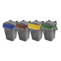 Recycling-Abfallbehälter Kunststoff 35 L - Mobil Plastic