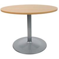 Table ronde Meeting - Pied tulipe en hêtre
