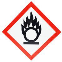 Schild CLP - Oxidationsgefahr - Aluminium - 300 x 300 mm