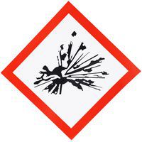 Schild CLP - Explosionsgefahr - Selbstklebend - 120 x 120 mm