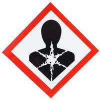 Schild CLP - Gesundheitsgefahr - Selbstklebend - 120 x 120 mm