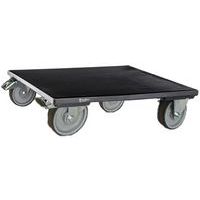 Plateau roulant revêtement caoutchouc - 250 kg - Manutan Expert