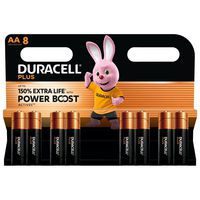 Pile alcaline AA Plus Powerboost - 8 unités - Duracell