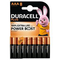 Pile alcaline AAA Plus Powerboost - 8 unités - Duracell