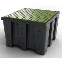 Auffangbehälter für 1 IBC, 1200 L - Carbone Light