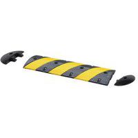 Bremsschwelle mit Endstück - Schwarz/Gelb - 12 kg - 20 t - Manutan Expert