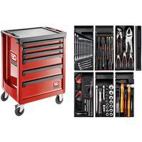 Werkstattwagen Roll, 6 Schubladen mit Werkzeugsatz V5 - Facom