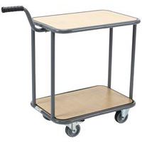 Wagen mit 2 Holzböden - Tragkraft 200 kg - Manutan Expert