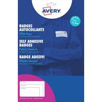 Selbsthaftendes Namensschild für Textil