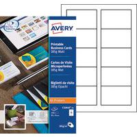 Cartes de visite - Bords microperforés
