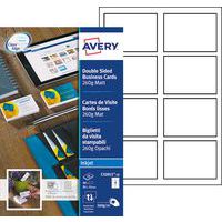 Cartes de visite - Bords lisses