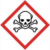 Gefahrstoffaufkleber Akute Toxizität