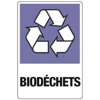 Recycling-Aufkleber Bioabfall