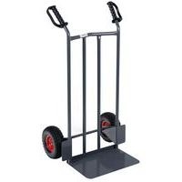 Diable acier 250kg bavette fixe - Roues increvables - Manutan