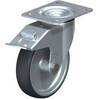 Roulette pivotante à platine et à frein - Charge 200 kg