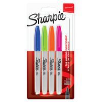 4 Permanentmarker Sharpie Fine - verschiedene bunte Farben - Sharpie®
