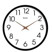 Horloge analogique Eco-conçue Noire Manutan - Manutan Expert