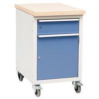 Fahrbare Werkbank Modul - 1 Schublade, 1 Tür