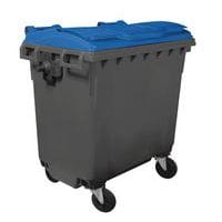 Abfallcontainer mit 4 Rädern - 770 L - Mobil Plastic