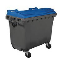 Abfallcontainer mit 4 Rädern - 660 L - Mobil Plastic