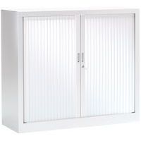 Schrank mit einfarbigen Rollläden, Höhe 100 cm - Vinco
