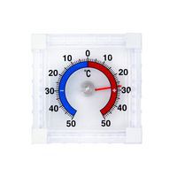 Thermomètre de fenêtre intérieur/extérieur autocollant - Velamp