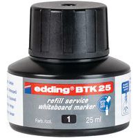 Tintennachfüllpackung für Whiteboard-Marker - schwarz - BTK25 - Edding