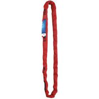 Élingue ronde sans fin, CMU: 5000 kg, Longueur utile: 1 m, Ø: 35 mm, Modèle: Ronde, Coloris: Rouge