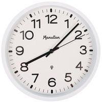 Analoge Wanduhr, funkgesteuert, Ø 30 cm - Manutan Expert