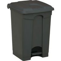 Poubelle agroalimentaire en plastique, Capacité: 70 L, Ouverture: À pédale, Matériau: Plastique