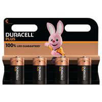 Alkali-Batterie C Plus 100 % - 2 oder 4 Stück - Duracell