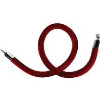 Corde pour poteaux tête boule, Usage: Tertiaire, Coloris: Rouge, Longueur: 2000 mm, Corde Ø: 38 mm