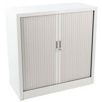 Niedriger Rollladenschrank im Set - Breite 100 cm - Manutan Expert, Gesamthöhe: 105 cm, Gesamtbreite: 100 cm
