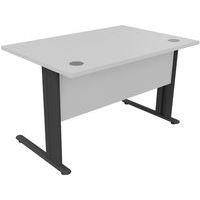 Geradliniger Schreibtisch, Typ Unterseite: L-Form, Höhe: 72 cm, Gesamtbreite: 120 cm