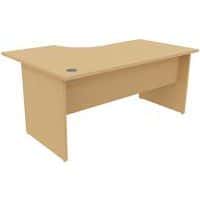 Kompakter Schreibtisch, Typ Unterseite: Platte, Höhe: 72 cm, Gesamtbreite: 160 cm