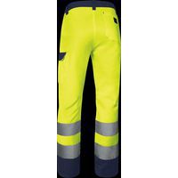 Hochsichtbare Hose Klasse 2 - Gelb/Marineblau - Delta Plus