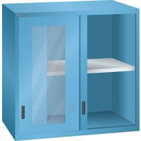 Armoire vitrée portes coulissantes - Largeur 102 cm