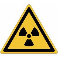 Panneau danger - Matières radioactives - PVC - Manutan Expert