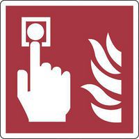 Panneau incendie - Point d'alarme incendie - PVC - Manutan Expert