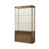 Ausstellungsvitrine mit Stauraum - 95 x 45 x 190 cm - Sarazino Vitrines