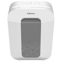 Aktenvernichter LX50, weiß, Kreuzschnitt, P4, 9 Blatt, 17 L - Fellowes