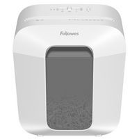 Aktenvernichter LX25, weiß, Kreuzschnitt, P4, 6 Blatt , 11,5 L - Fellowes