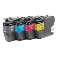 Set aus 4 Druckerkartuschen LC422VAL, Standardkapazität - Brother
