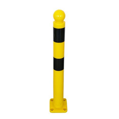 Industrieller flexibler Pfosten mit Bodenplatte, Ø80 mm - 800 mm - Viso Industrieller flexibler Pfosten mit Bodenplatte, Ø80 mm - 800 mm - Viso