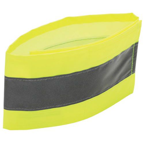Brassard réfléchissant jaune fluo - Manutan Expert