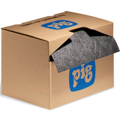 Universal-Absorptionsmittel MD+ - Auf vorgeschnittener Rolle mit Spender Universal-Absorptionsmittel MD+ - Auf vorgeschnittener Rolle mit Spender